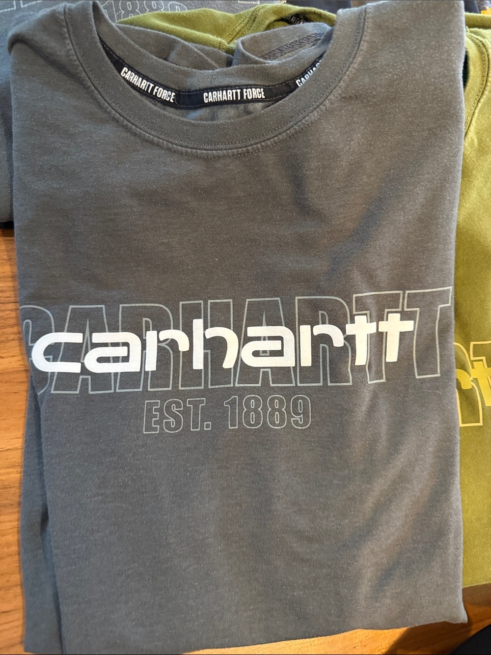 15 Carhartt Force Relaxed Fit T-Shirt Mens Size XL Short Sleeve Crew-Neck - Picture 4 of 16
